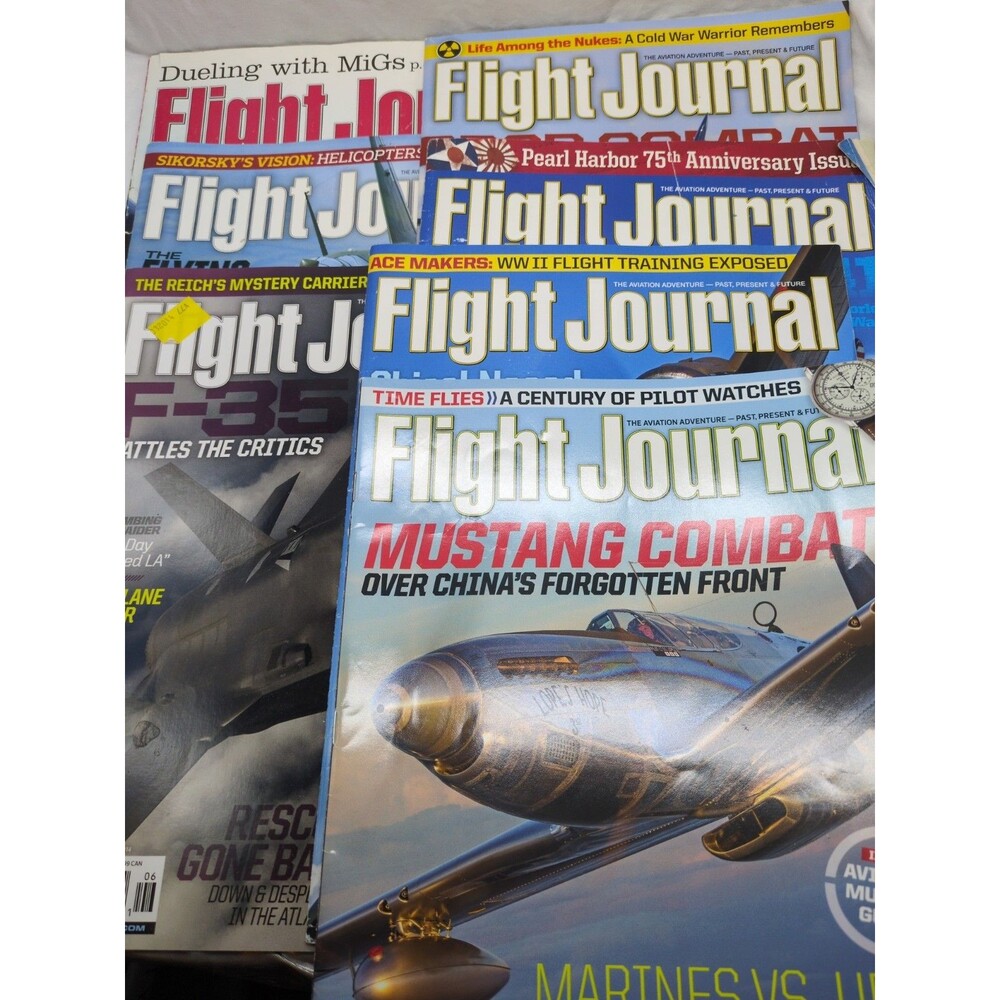(7) Flight Journal Magazines